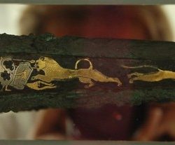 Dagger mycenaean inlay