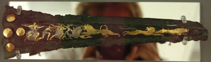 Dagger mycenaean inlay