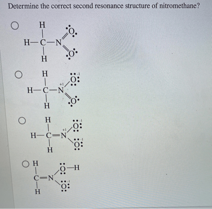 Resonance nitromethane draws 3no