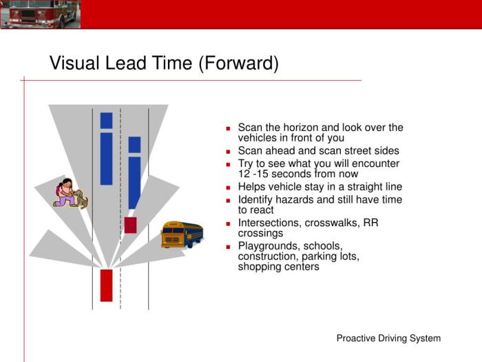 A visual lead is a view of everything going on